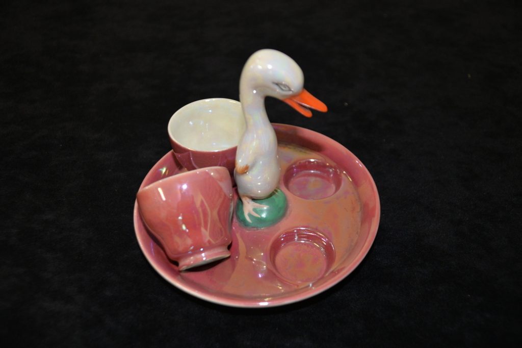 Cruet two egg cups